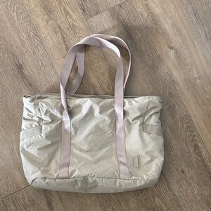 BagSmart Tan Tote Bag w/ Compartments